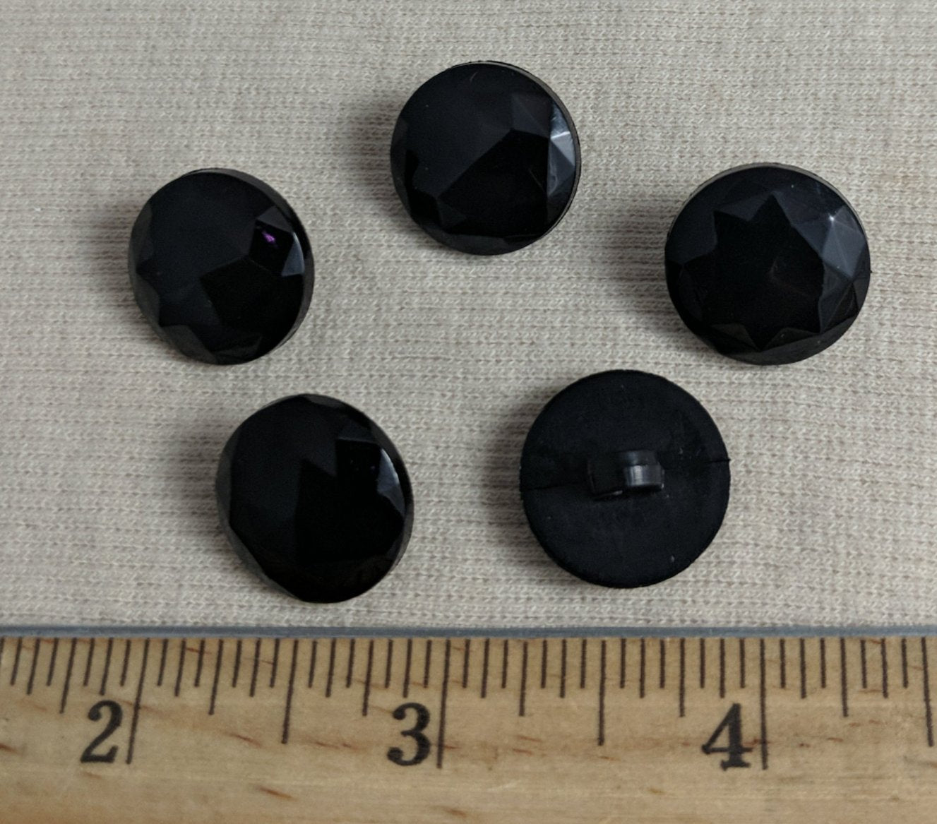 Button #7157 #Shank #Black #Nylon #10pc