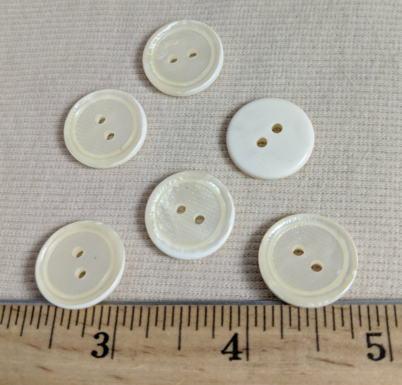 Button #84027 #2 Hole #White #Polyester #10pc