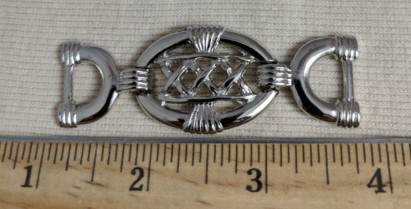 Buckle #PA007 #Silver #Metal #1pc