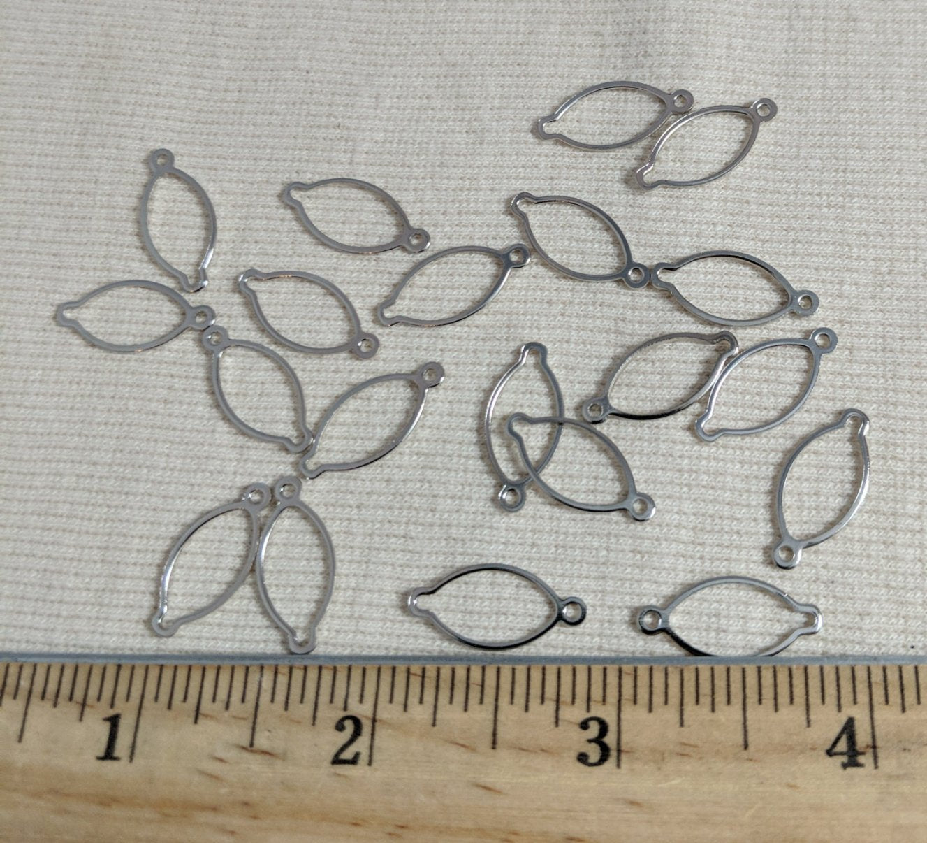 Hook #Lemon-Clip #Silver #14/16" #Metal #20pc