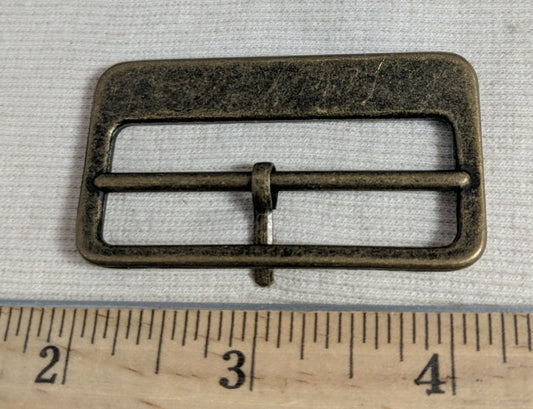 Buckle  #HL1002-45 #Antique-Gold #Slider #Center-Bar #Prong #Metal #1pc