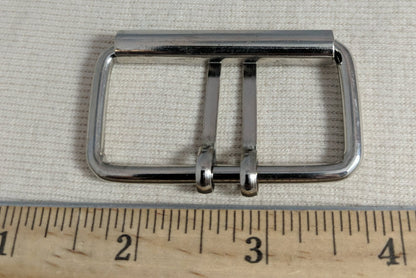 Buckle #1368 #Silver #2-Prong #Roller #Metal #1pc