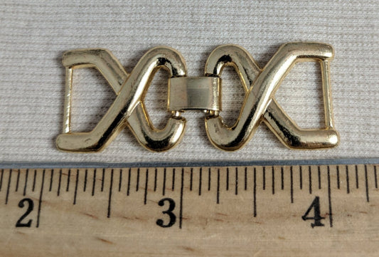 Buckle #1803 #Gold #Connector #Metal #2pc