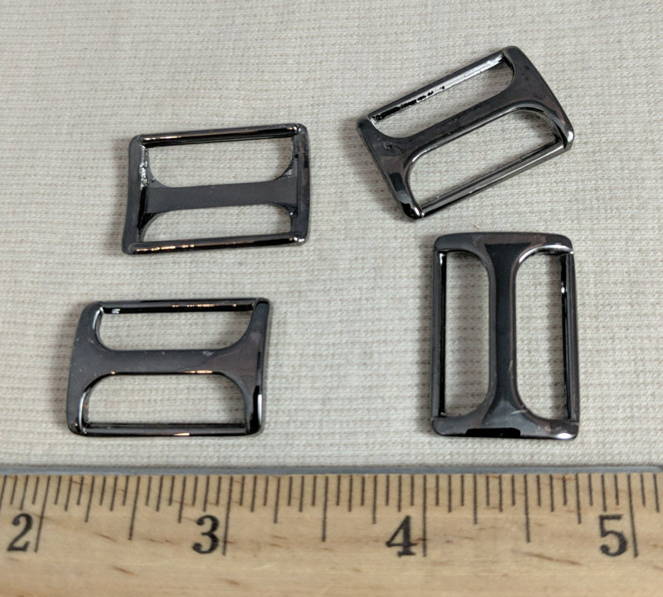 Buckle #1997 #Antique-Silver #Slider #Center-Bar #Metal #10pc