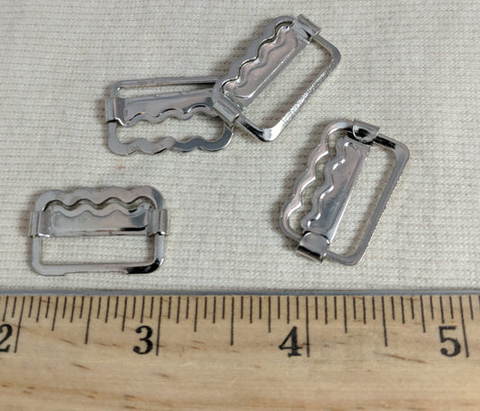 Buckle #9307 #Silver #Slider #Webbing #Adjuster #Metal #10pc