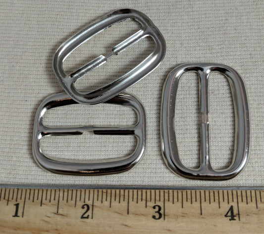 Buckle #8045 #Silver #Center-Bar #Metal #10pc