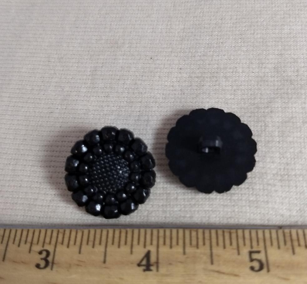 Button #611 #Shank #Black #Nylon #10pc