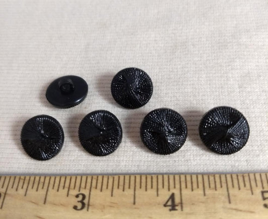 Button #1531 #Shank #Black #Nylon #10pc