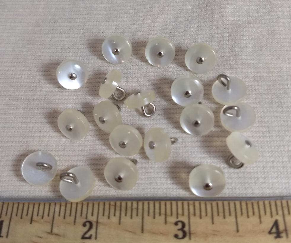 Button #PB1098 #Shank #Pearl #Polyester #10Pc