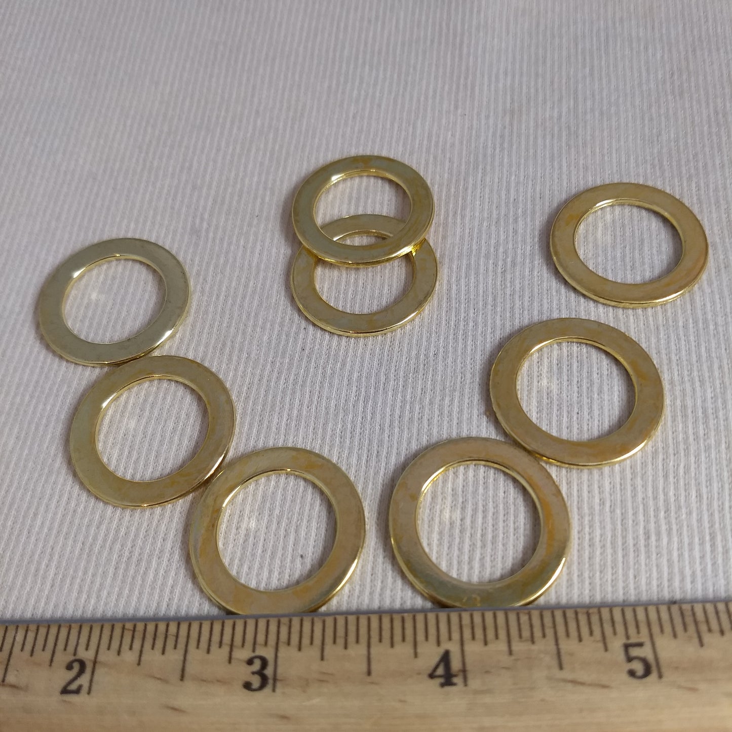 Ring #30123 #Gold #Round #Metal #10pc