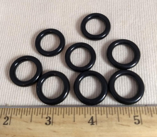 Ring #Jump-Ring #1454 #Black #10pc