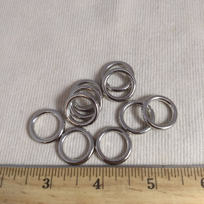 Ring #Jump-ring #Silver #Round #Metal  #50pc