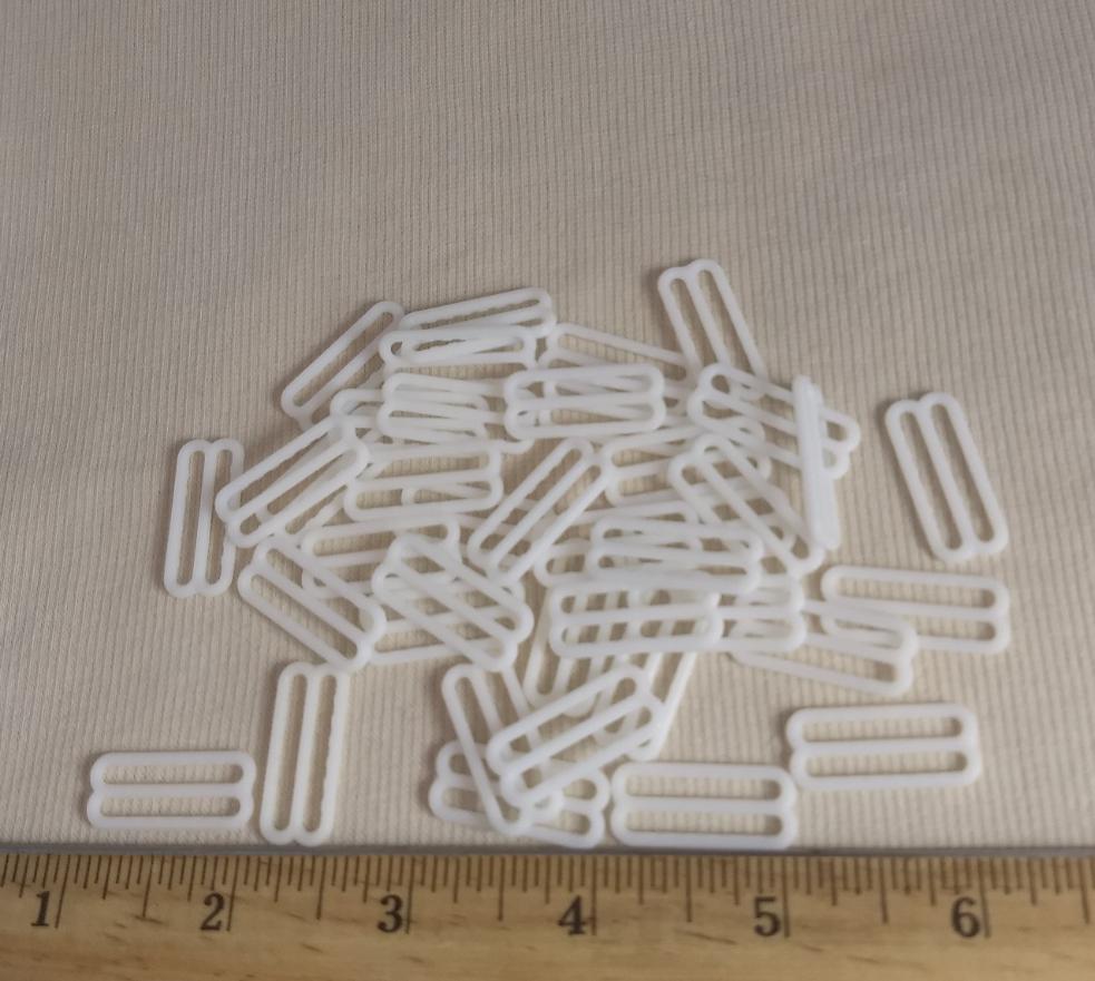 Hook #AC22 #White #Slider #Plastic #20pc