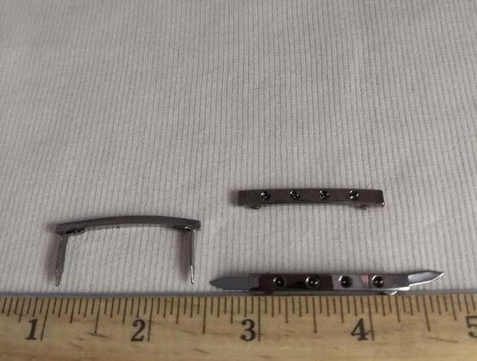 Hook #1465 #1.5" #Antique-Silver #Decorative #Closure-Clip #Abs #10pc