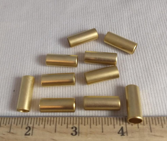 Tube #4877 #Gold #Connector #Metal #10pc