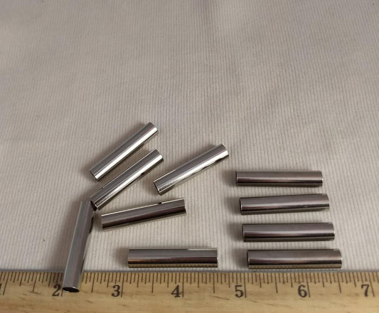 Tube #4877  #Silver #Connector #Metal #10pc