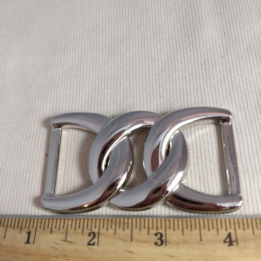 Buckle #TS1307 #Silver #D-Ring #O-Ring #Abs #1pc