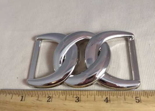 Buckle #TS090209 #Silver #D-Ring #O-Ring #Abs #1pc