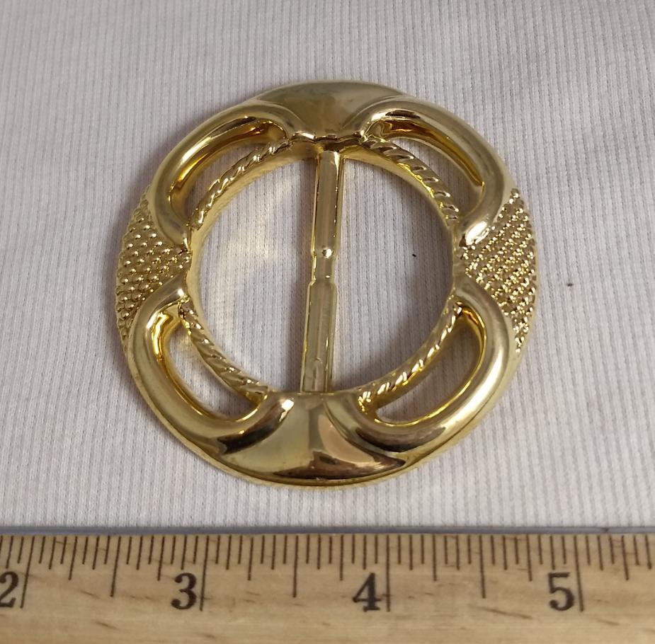 Buckle #Y6130 #Gold #Center-Bar #ABS #1pc