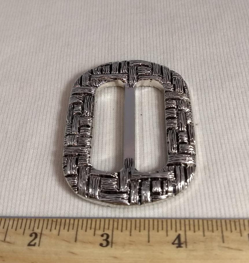 Buckle #D014 #Antique-Silver #Center-Bar #ABS #1pc