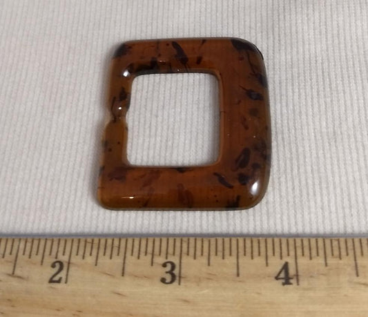 Ring #E019 #Brown #Buckle #D-Ring #2pc