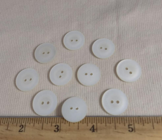 Button #5571 #2-Hole #Frost #Abs #10pc