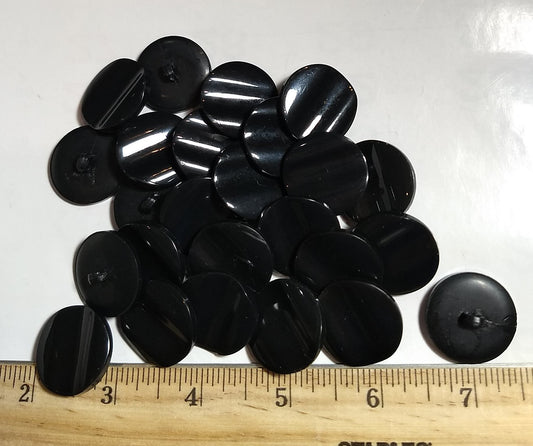 Button #80807 #Shank #Black #Nylon #10pc